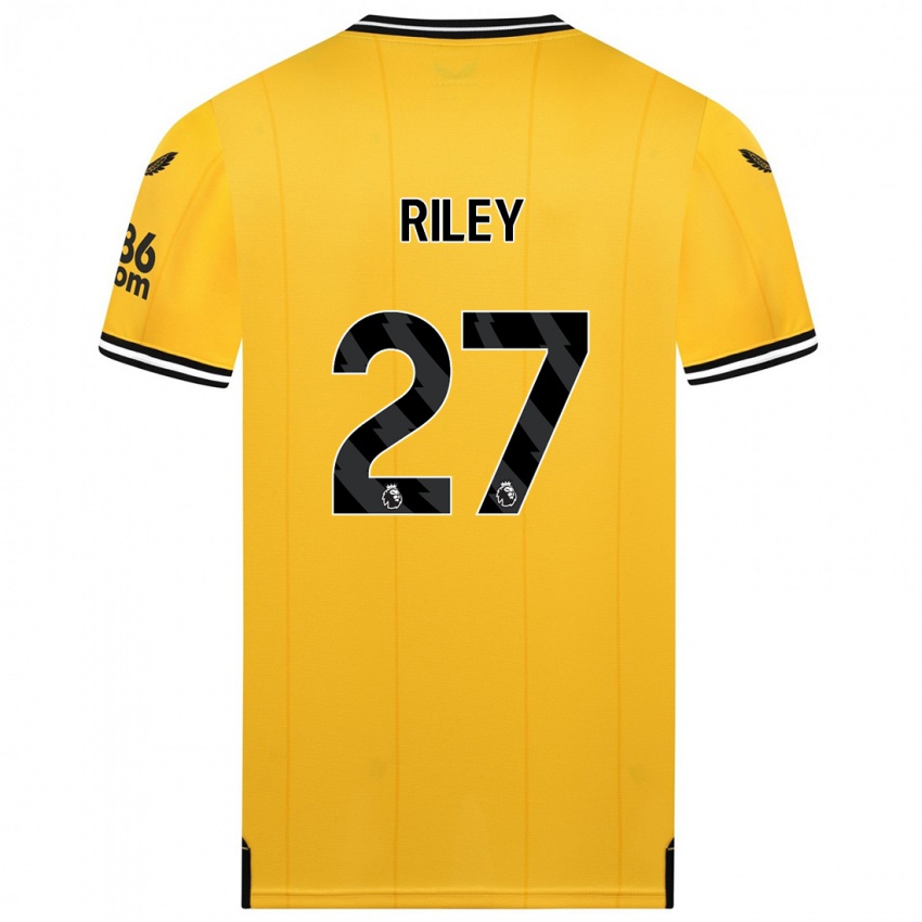 Herren Lauren Riley #27 Gelb Heimtrikot Trikot 2023/24 T-Shirt Belgien
