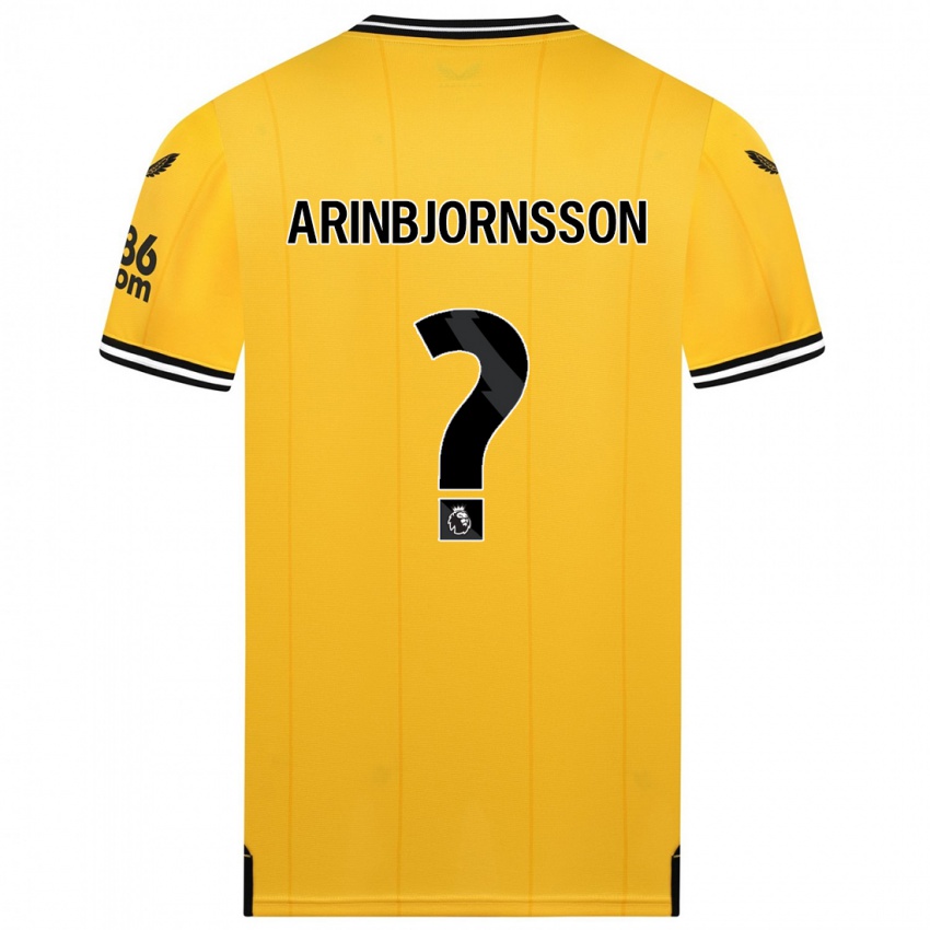 Herren Palmi Arinbjornsson #0 Gelb Heimtrikot Trikot 2023/24 T-Shirt Belgien