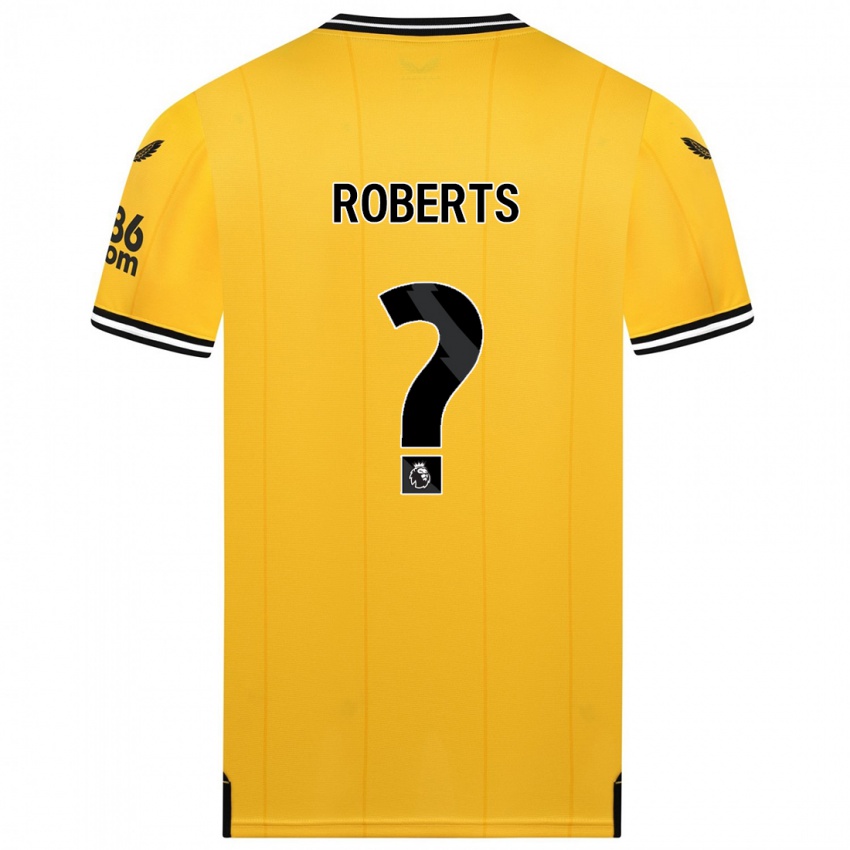 Herren Tyler Roberts #0 Gelb Heimtrikot Trikot 2023/24 T-Shirt Belgien