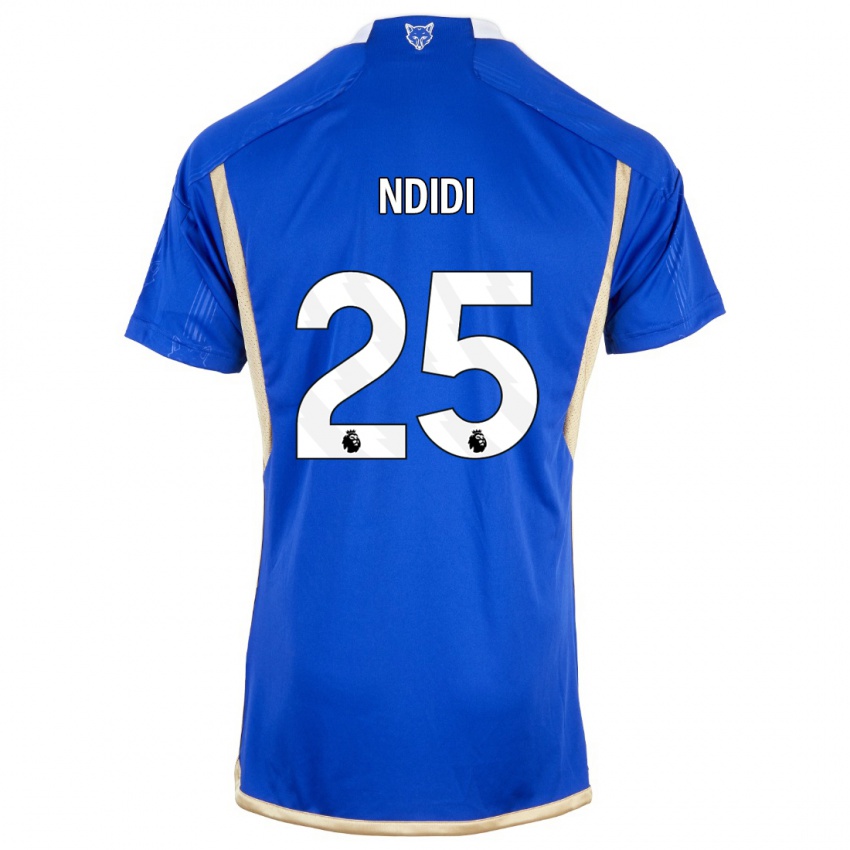 Herren Wilfred Ndidi #25 Königsblau Heimtrikot Trikot 2023/24 T-Shirt Belgien