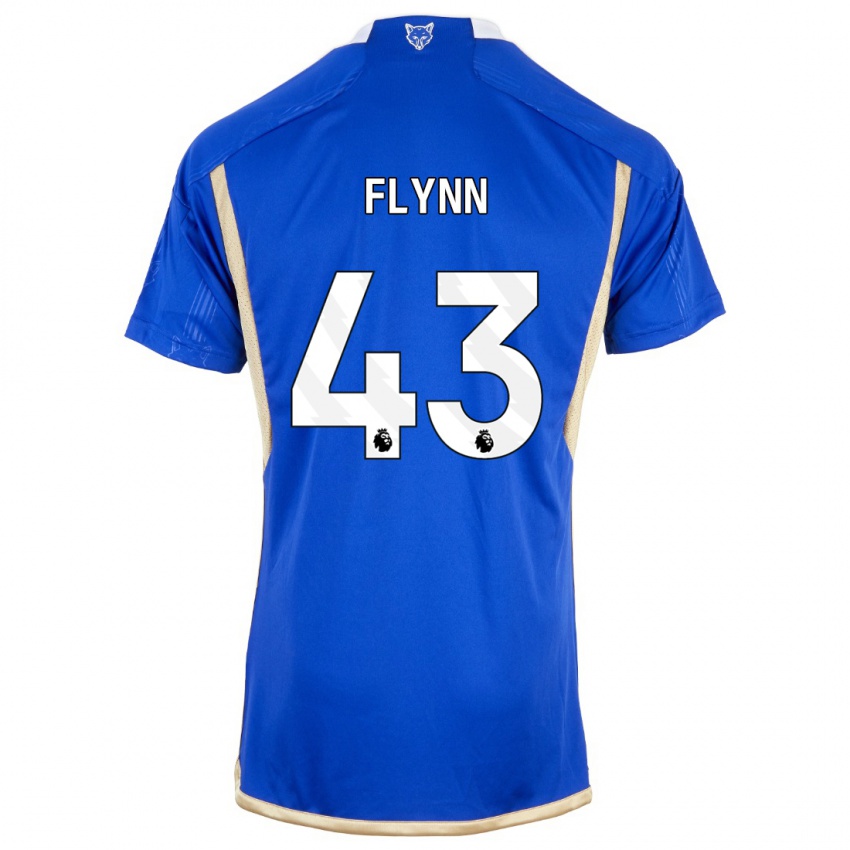 Homme Maillot Shane Flynn #43 Bleu Royal Tenues Domicile 2023/24 T-Shirt Belgique