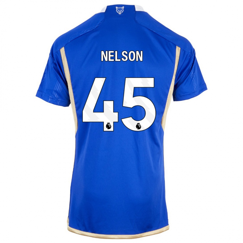 Herren Ben Nelson #45 Königsblau Heimtrikot Trikot 2023/24 T-Shirt Belgien