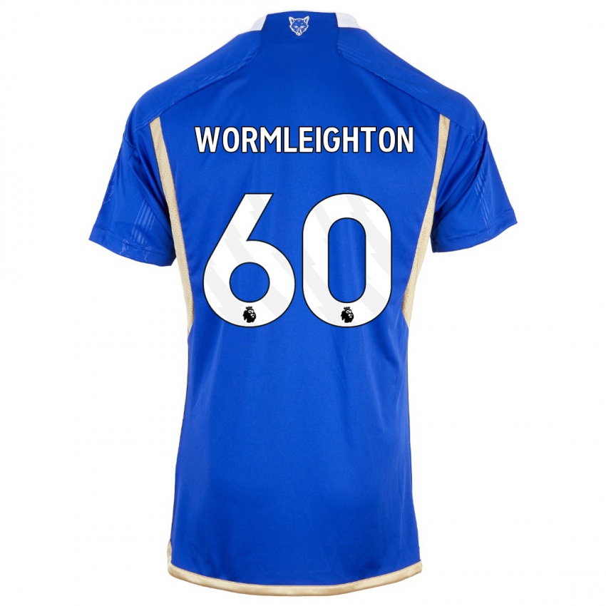 Herren Joe Wormleighton #60 Königsblau Heimtrikot Trikot 2023/24 T-Shirt Belgien