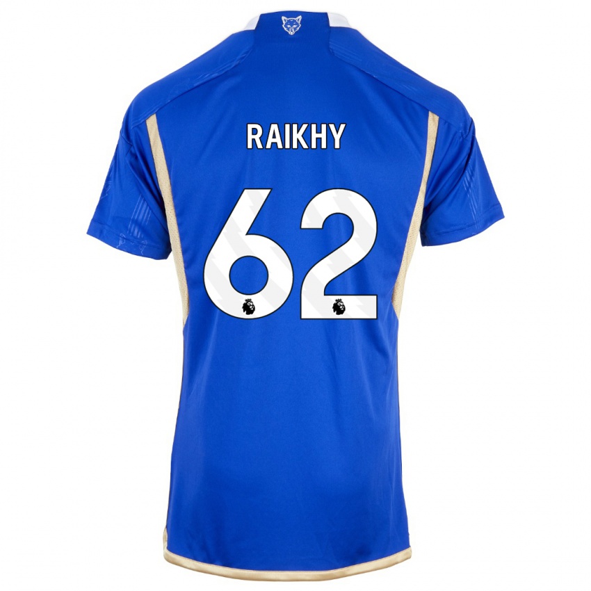 Homme Maillot Arjan Raikhy #62 Bleu Royal Tenues Domicile 2023/24 T-Shirt Belgique