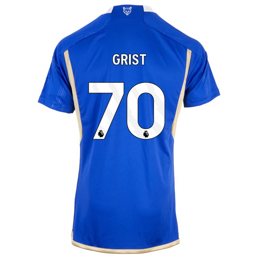 Homme Maillot Ben Grist #70 Bleu Royal Tenues Domicile 2023/24 T-Shirt Belgique
