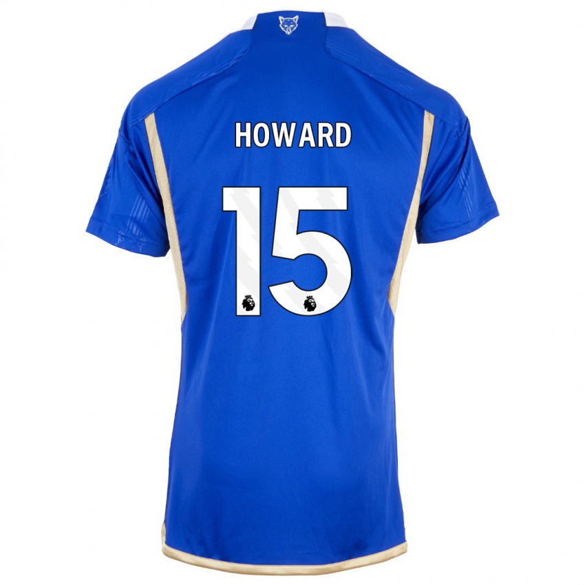 Homme Maillot Sophie Howard #15 Bleu Royal Tenues Domicile 2023/24 T-Shirt Belgique