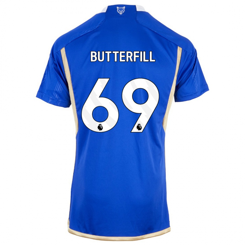 Homme Maillot Jack Butterfill #69 Bleu Royal Tenues Domicile 2023/24 T-Shirt Belgique