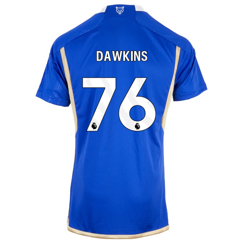 Homme Maillot Kartell Dawkins #76 Bleu Royal Tenues Domicile 2023/24 T-Shirt Belgique
