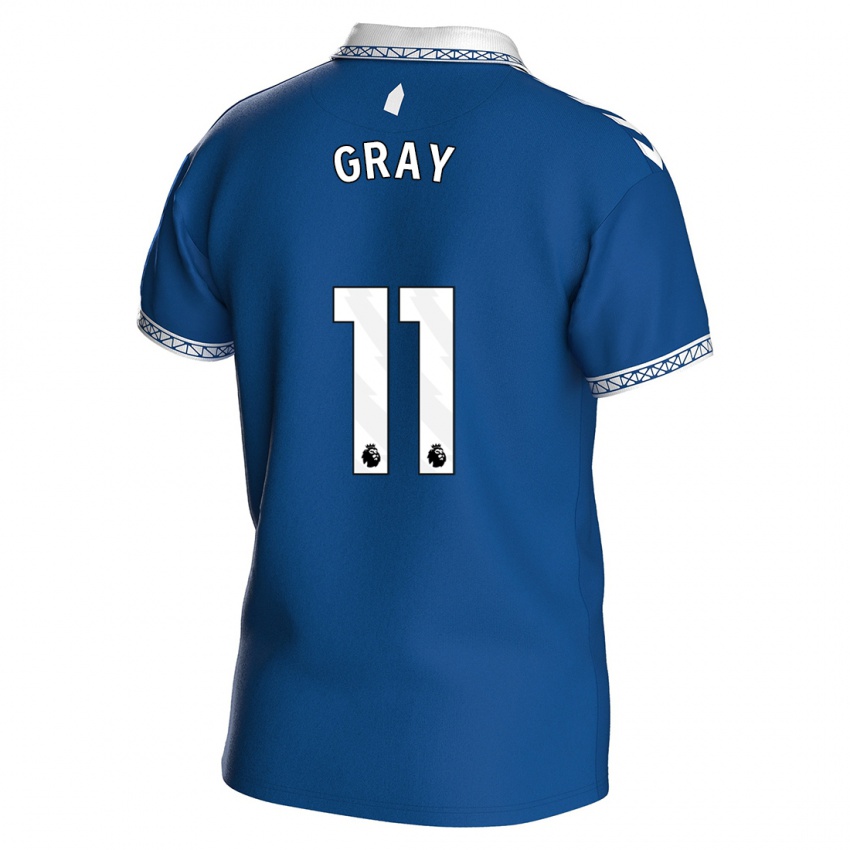 Herren Demarai Gray #11 Königsblau Heimtrikot Trikot 2023/24 T-Shirt Belgien