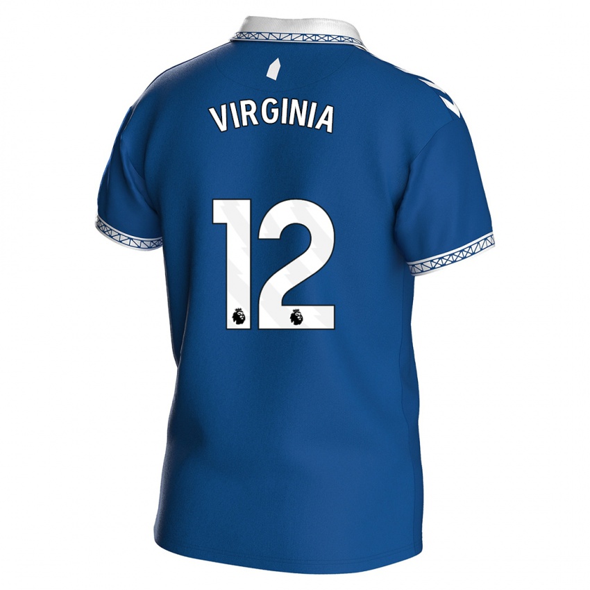 Heren Joao Virginia #12 Koningsblauw Thuisshirt Thuistenue 2023/24 T-Shirt België