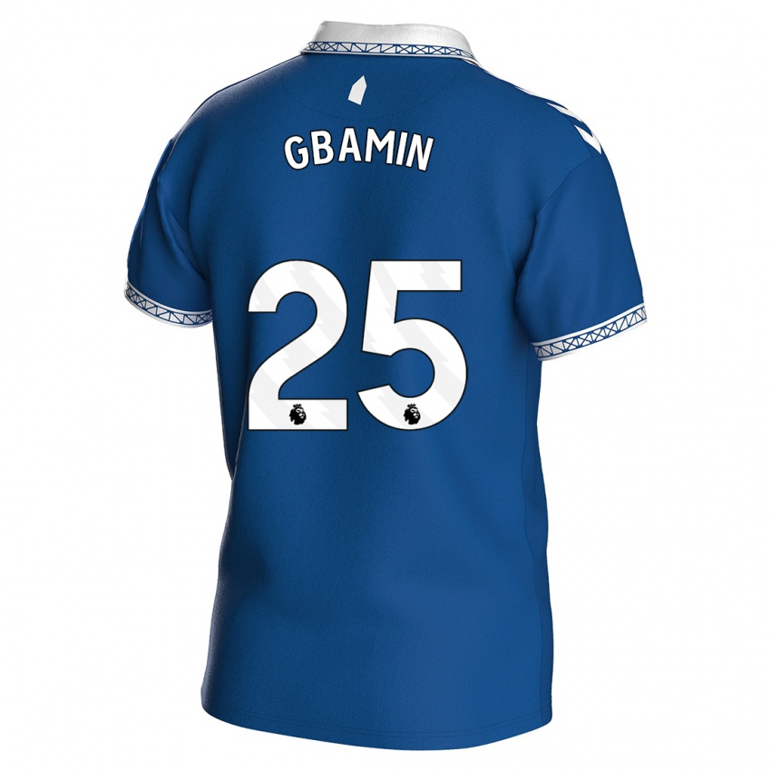 Heren Jean-Philippe Gbamin #25 Koningsblauw Thuisshirt Thuistenue 2023/24 T-Shirt België