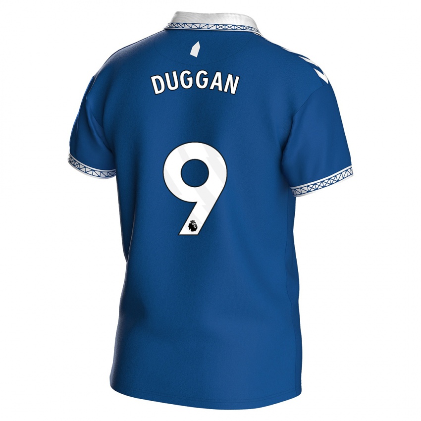 Homme Maillot Toni Duggan #9 Bleu Royal Tenues Domicile 2023/24 T-Shirt Belgique