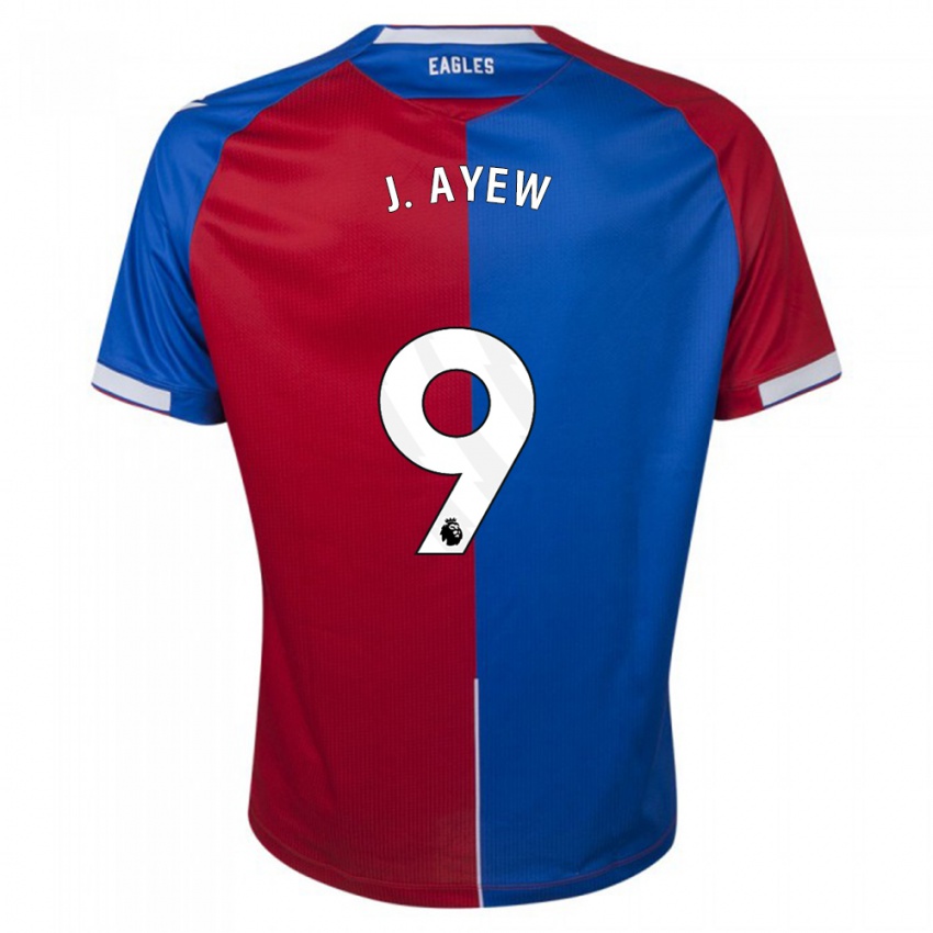 Herren Jordan Ayew #9 Rot Blau Heimtrikot Trikot 2023/24 T-Shirt Belgien