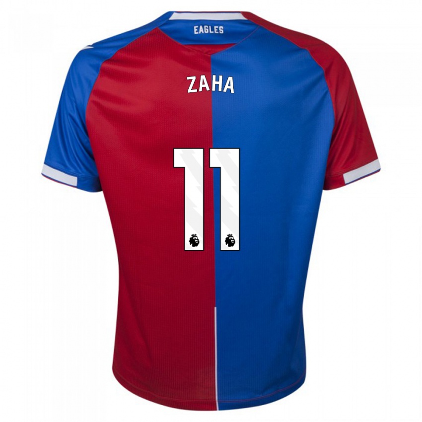 Herren Wilfried Zaha #11 Rot Blau Heimtrikot Trikot 2023/24 T-Shirt Belgien