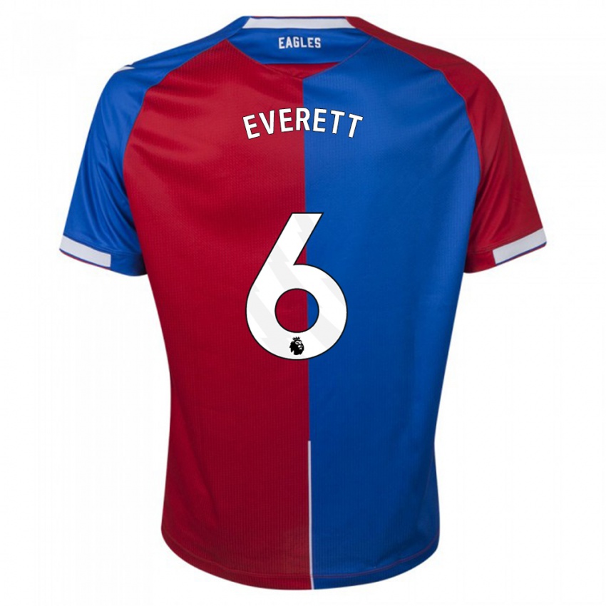 Herren Aimee Everett #6 Rot Blau Heimtrikot Trikot 2023/24 T-Shirt Belgien