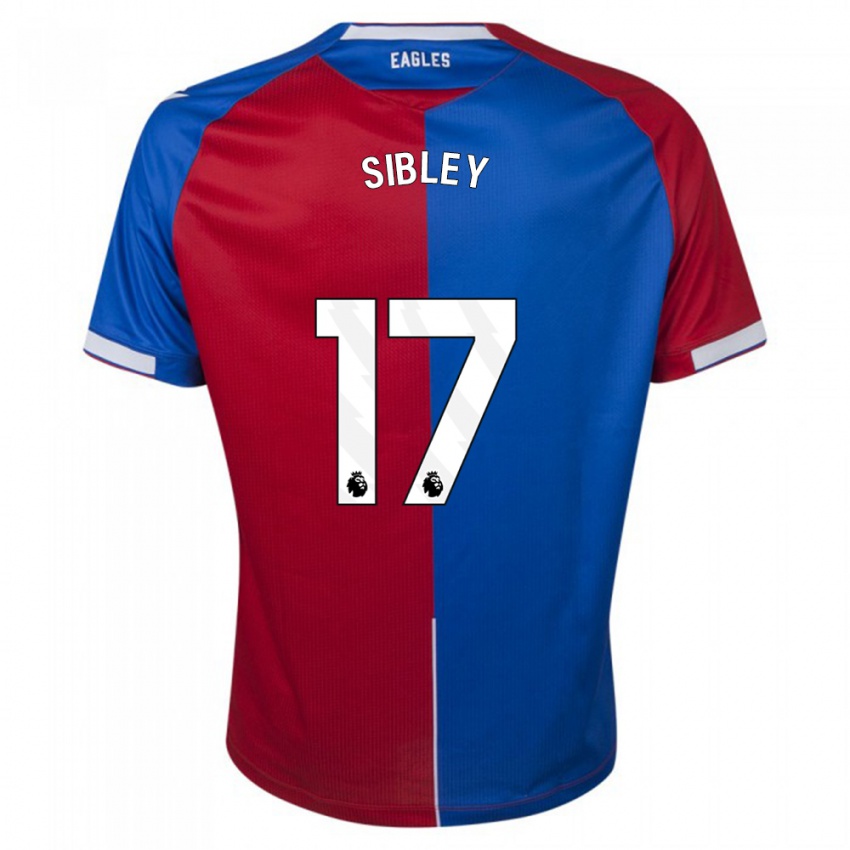 Homme Maillot Isabella Sibley #17 Rouge Bleu Tenues Domicile 2023/24 T-Shirt Belgique