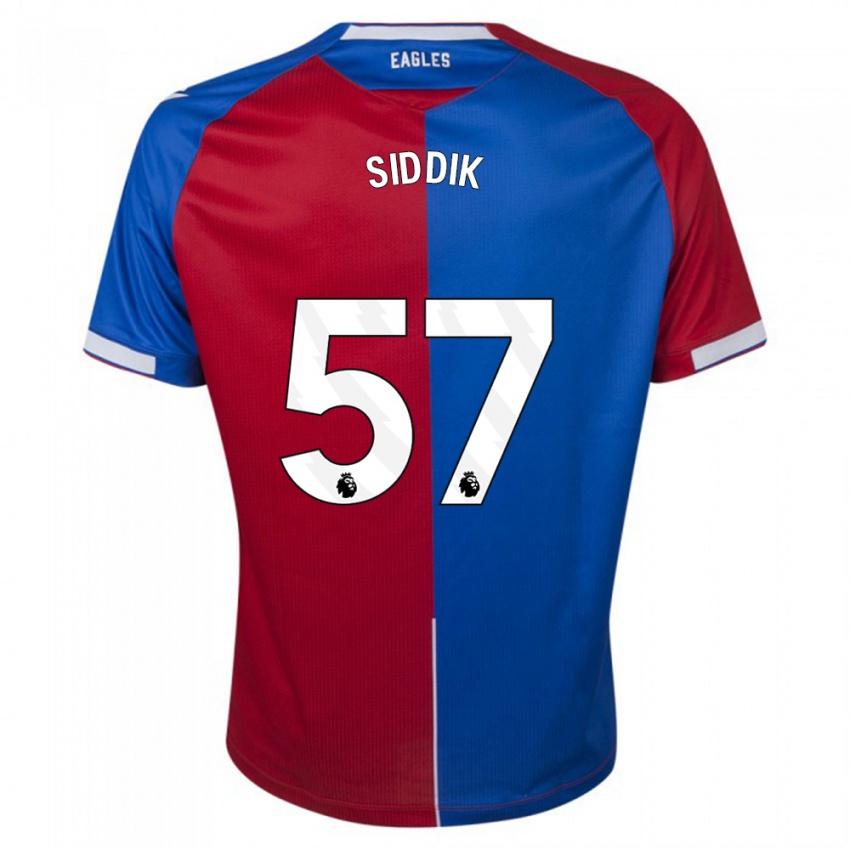 Herren Cardo Siddik #57 Rot Blau Heimtrikot Trikot 2023/24 T-Shirt Belgien