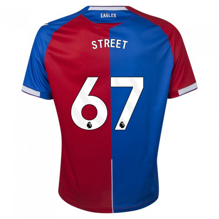 Herren Rob Street #67 Rot Blau Heimtrikot Trikot 2023/24 T-Shirt Belgien