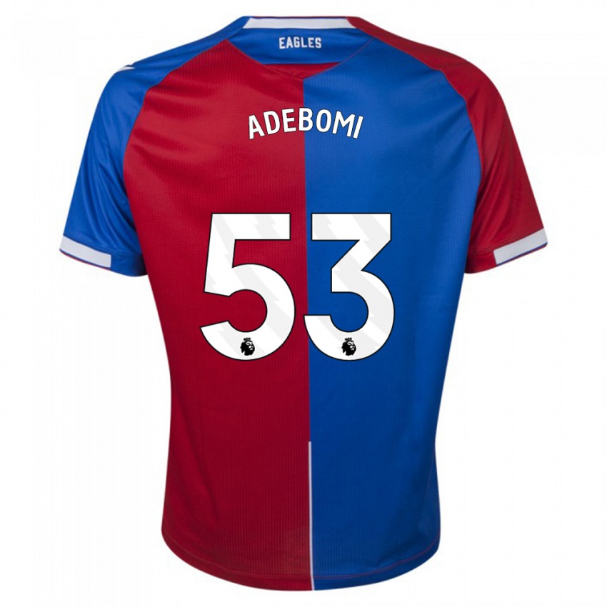 Heren Ademola Ola Adebomi #53 Rood Blauw Thuisshirt Thuistenue 2023/24 T-Shirt België