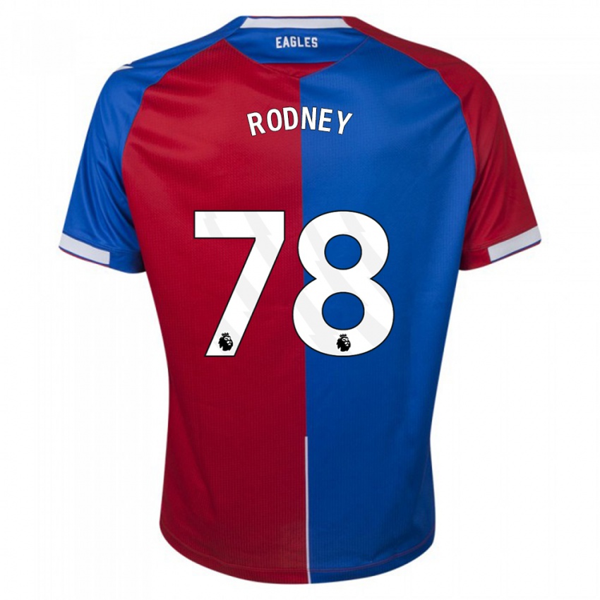 Homme Maillot Kaden Rodney #78 Rouge Bleu Tenues Domicile 2023/24 T-Shirt Belgique