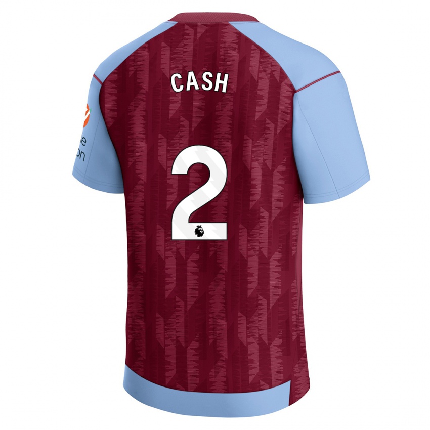 Herren Matty Cash #2 Weinrotblau Heimtrikot Trikot 2023/24 T-Shirt Belgien