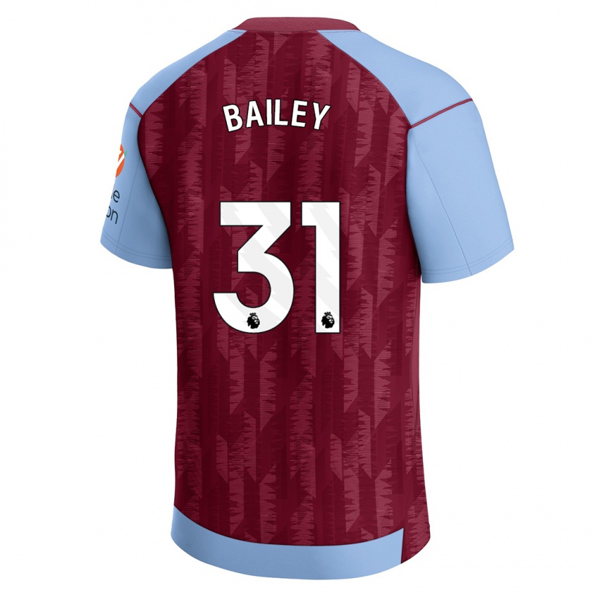 Homme Maillot Leon Bailey #31 Bleu Bordeaux Tenues Domicile 2023/24 T-Shirt Belgique