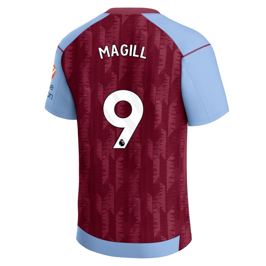 Homme Maillot Simone Magill #9 Bleu Bordeaux Tenues Domicile 2023/24 T-Shirt Belgique