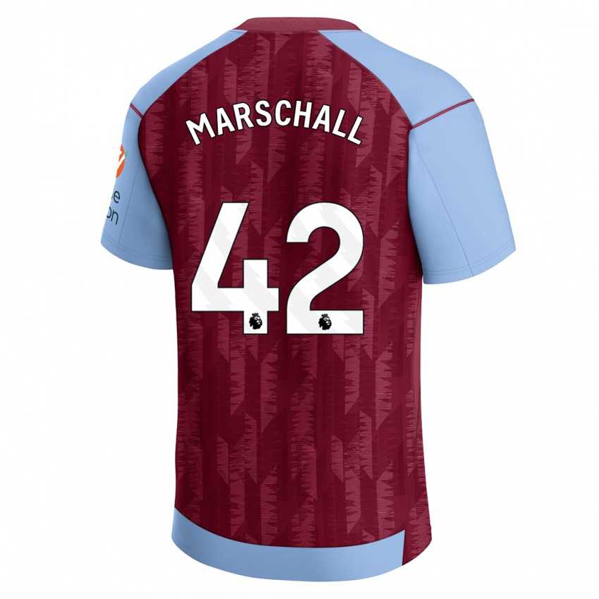 Homme Maillot Filip Marschall #42 Bleu Bordeaux Tenues Domicile 2023/24 T-Shirt Belgique