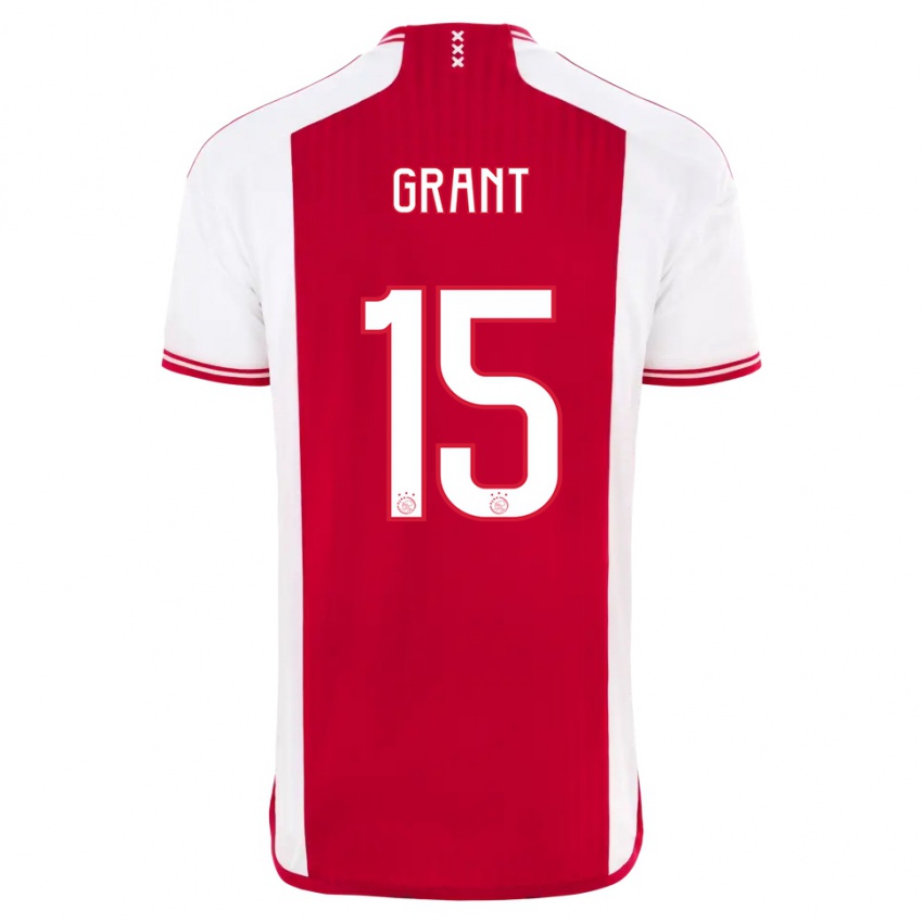 Herren Chasity Grant #15 Rot-Weiss Heimtrikot Trikot 2023/24 T-Shirt Belgien