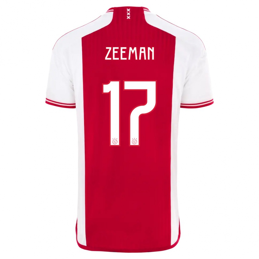 Herren Kelly Zeeman #17 Rot-Weiss Heimtrikot Trikot 2023/24 T-Shirt Belgien