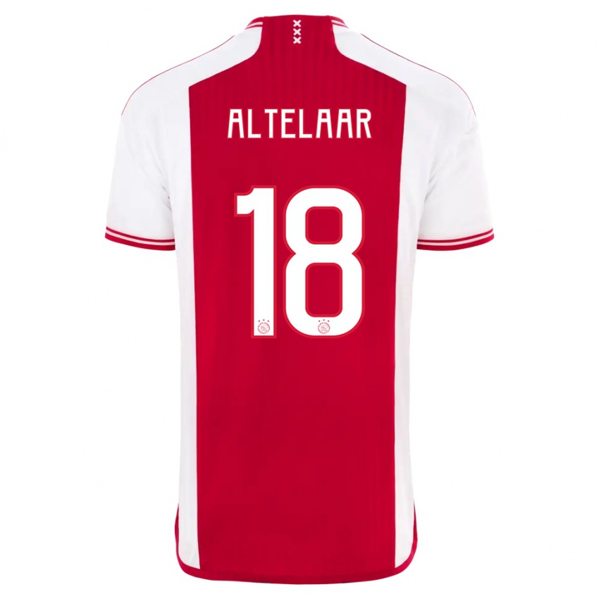 Herren Jamie Altelaar #18 Rot-Weiss Heimtrikot Trikot 2023/24 T-Shirt Belgien