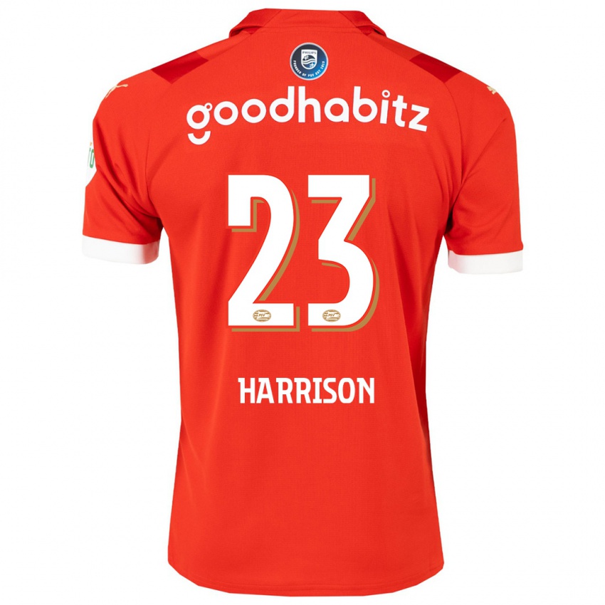Herren Amy Harrison #23 Rot Heimtrikot Trikot 2023/24 T-Shirt Belgien