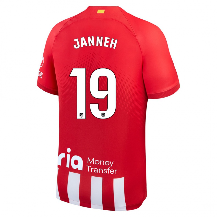 Herren Omar Janneh #19 Rot-Weiss Heimtrikot Trikot 2023/24 T-Shirt Belgien
