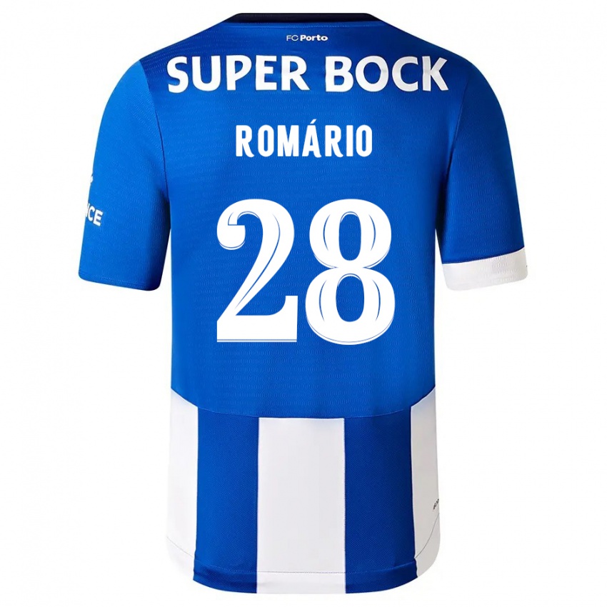 Herren Romario Baro #28 Blau Weiss Heimtrikot Trikot 2023/24 T-Shirt Belgien