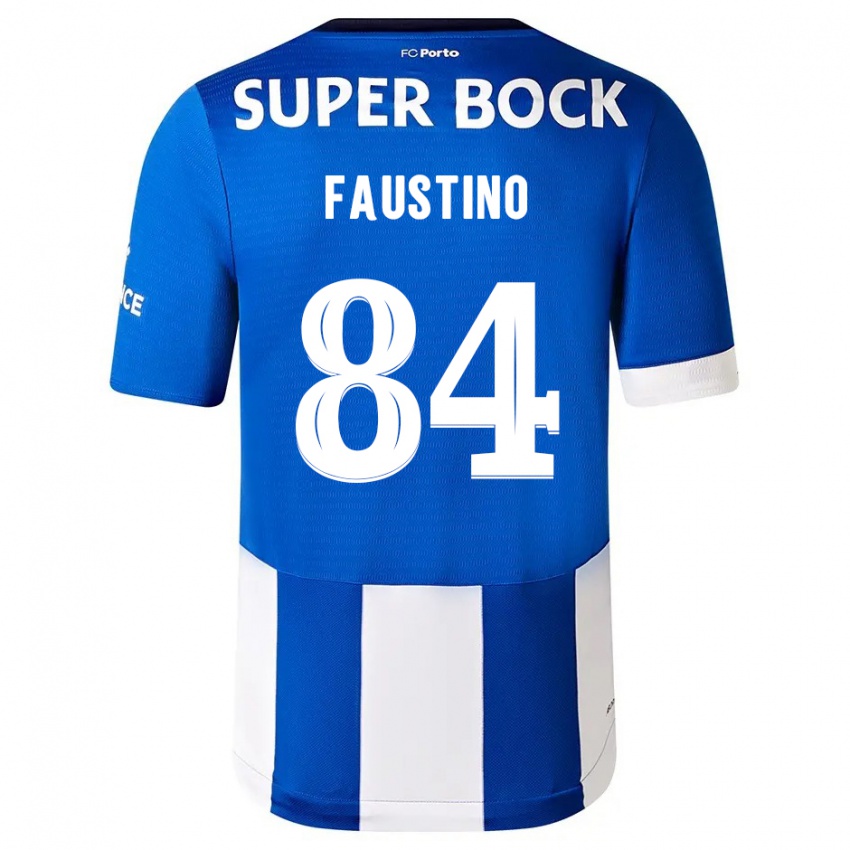 Herren Levi Faustino #84 Blau Weiss Heimtrikot Trikot 2023/24 T-Shirt Belgien