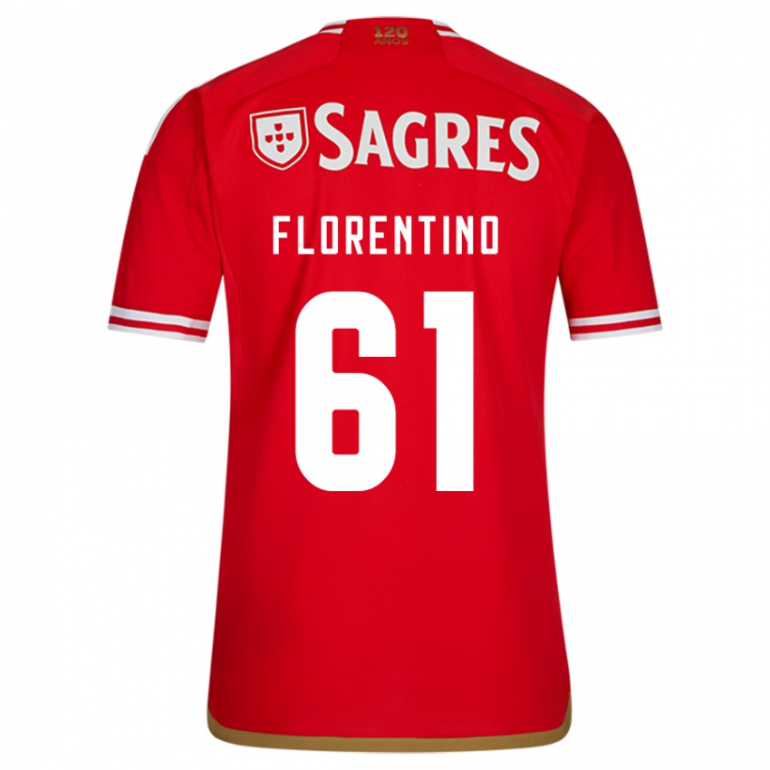 Herren Florentino #61 Rot Heimtrikot Trikot 2023/24 T-Shirt Belgien