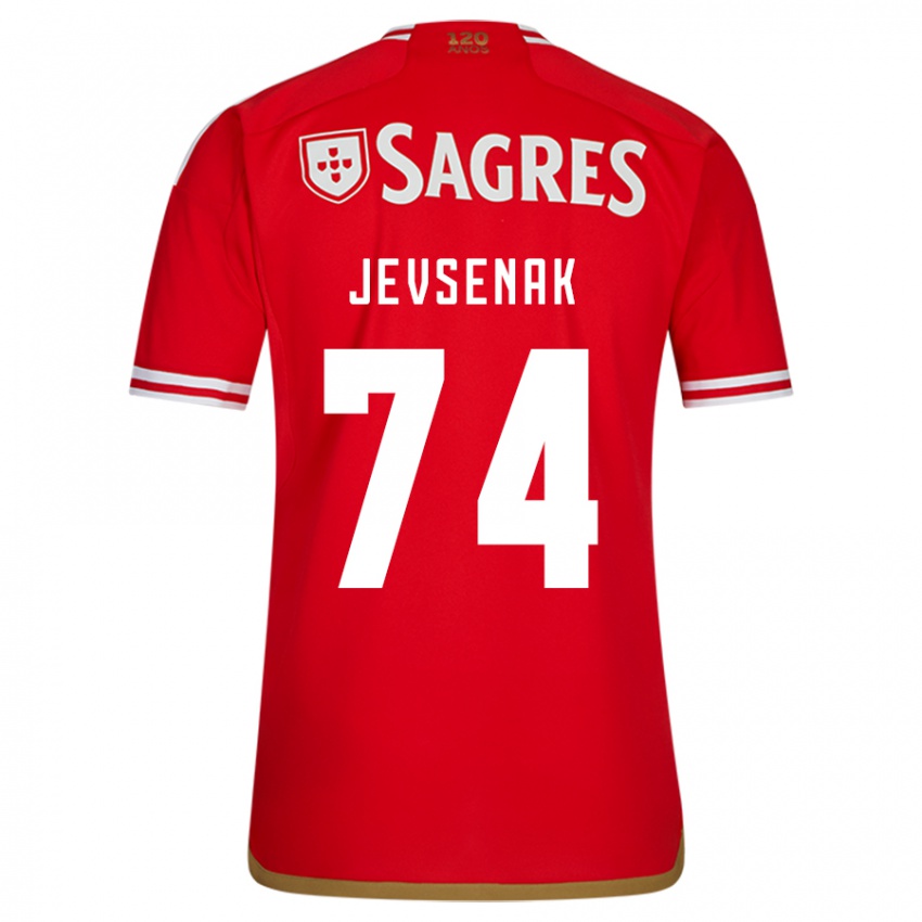 Herren Zan Jevsenak #74 Rot Heimtrikot Trikot 2023/24 T-Shirt Belgien