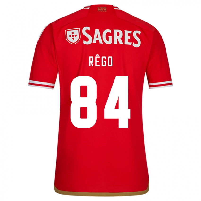 Herren João Rêgo #84 Rot Heimtrikot Trikot 2023/24 T-Shirt Belgien