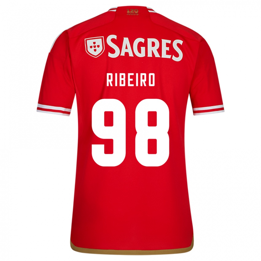 Herren Ricardo Ribeiro #98 Rot Heimtrikot Trikot 2023/24 T-Shirt Belgien