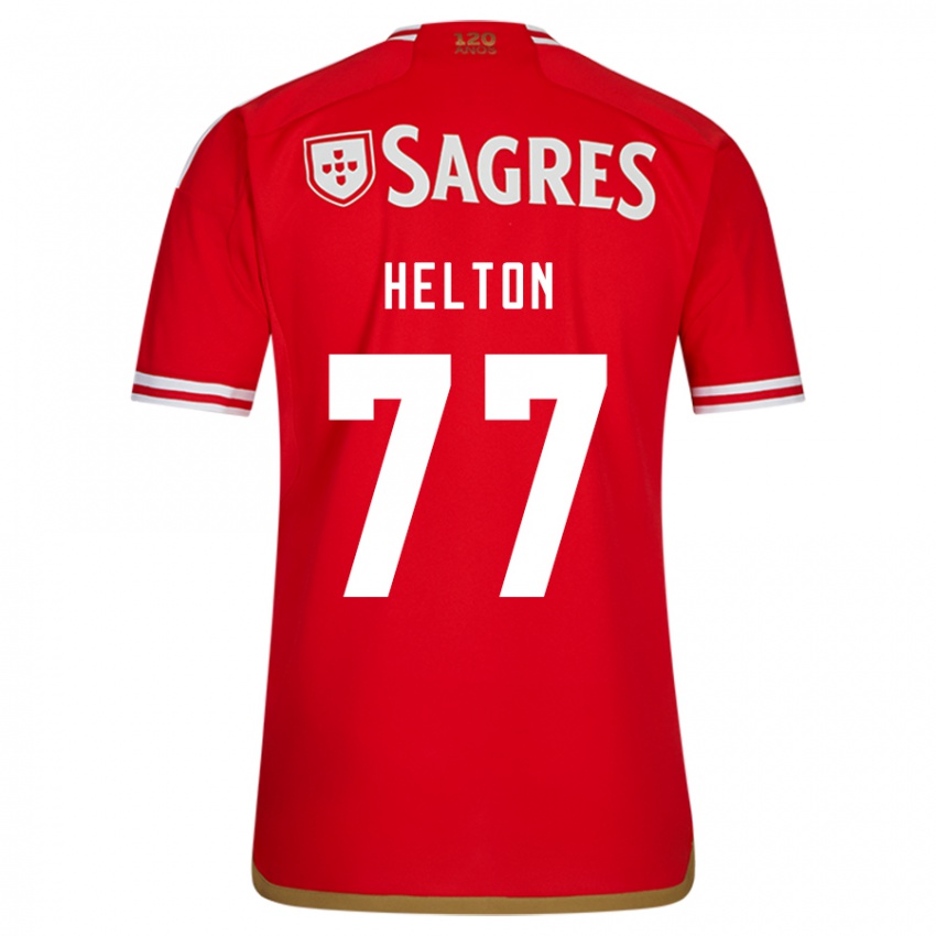Heren Helton Leite #77 Rood Thuisshirt Thuistenue 2023/24 T-Shirt België