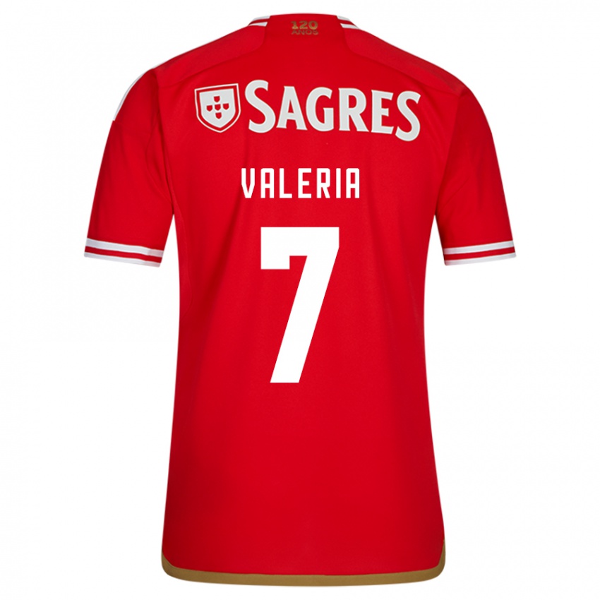 Herren Valeria #7 Rot Heimtrikot Trikot 2023/24 T-Shirt Belgien