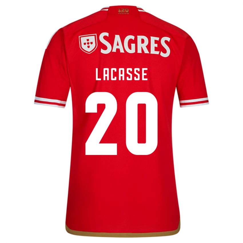 Herren Cloe Lacasse #20 Rot Heimtrikot Trikot 2023/24 T-Shirt Belgien
