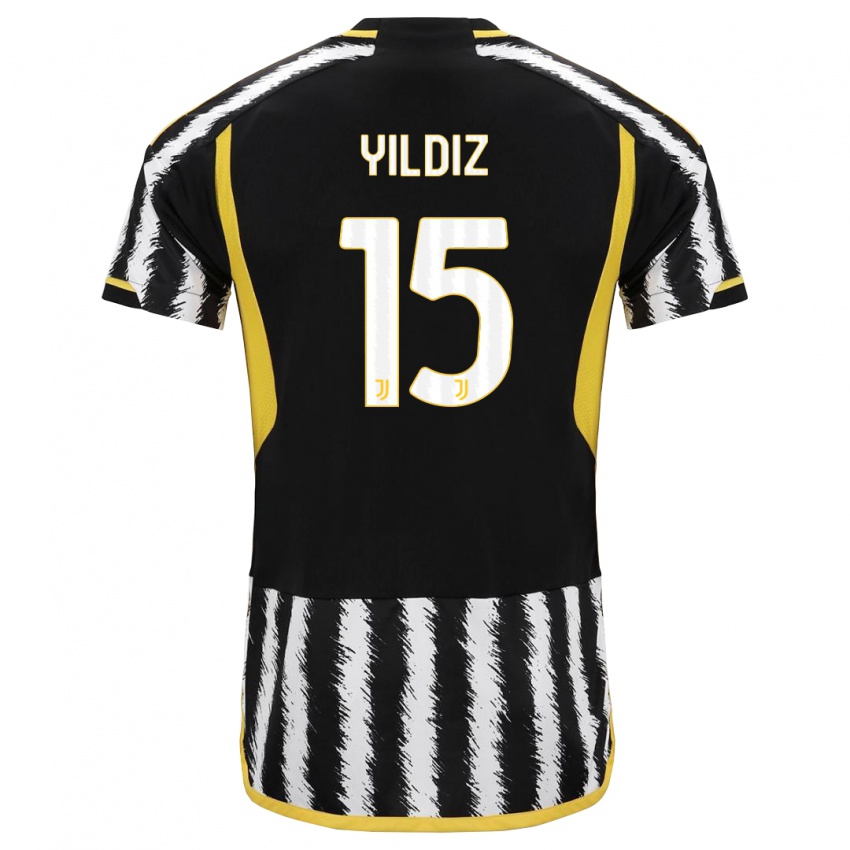 Herren Kenan Yildiz #0 Schwarz-Weiss Heimtrikot Trikot 2023/24 T-Shirt Belgien