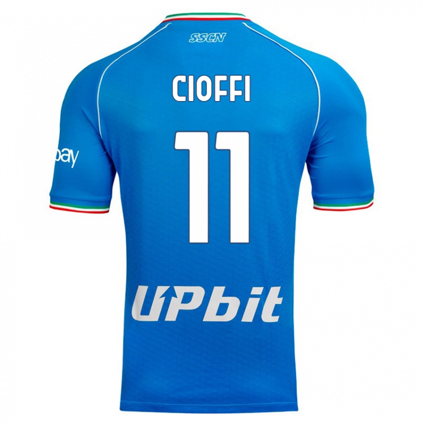 Herren Antonio Cioffi #11 Himmelblau Heimtrikot Trikot 2023/24 T-Shirt Belgien