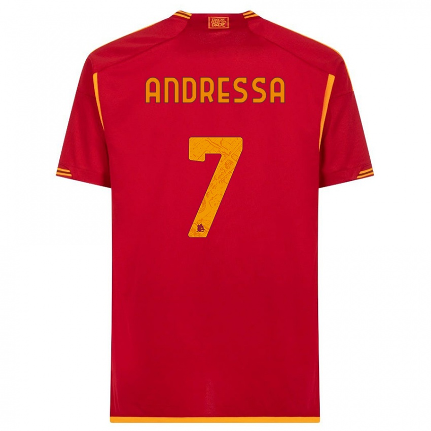 Herren Andressa #7 Rot Heimtrikot Trikot 2023/24 T-Shirt Belgien