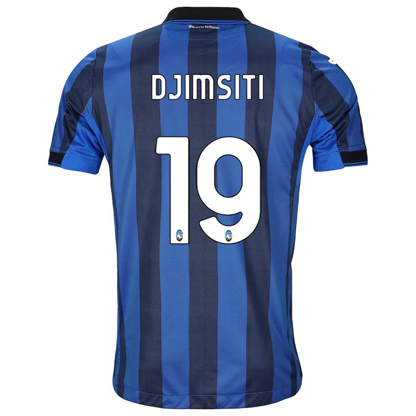 Heren Berat Djimsiti #19 Zwart Blauw Thuisshirt Thuistenue 2023/24 T-Shirt België