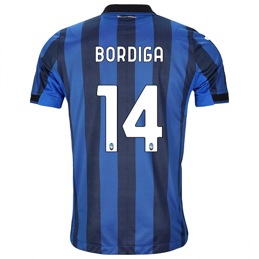 Heren Michele Bordiga #14 Zwart Blauw Thuisshirt Thuistenue 2023/24 T-Shirt België
