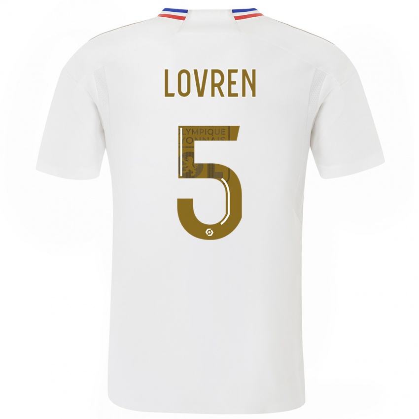 Herren Dejan Lovren #5 Weiß Heimtrikot Trikot 2023/24 T-Shirt Belgien
