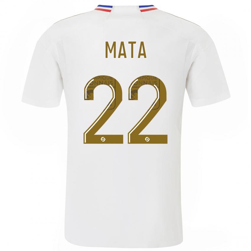 Herren Clinton Mata #22 Weiß Heimtrikot Trikot 2023/24 T-Shirt Belgien