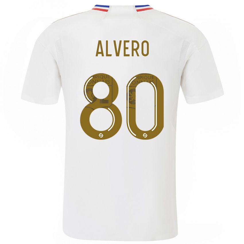 Herren Skelly Alvero #80 Weiß Heimtrikot Trikot 2023/24 T-Shirt Belgien